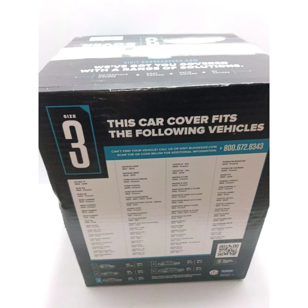Budge Car Cover Ultra Size 5‎ for Full Size Vehicles 19' 1